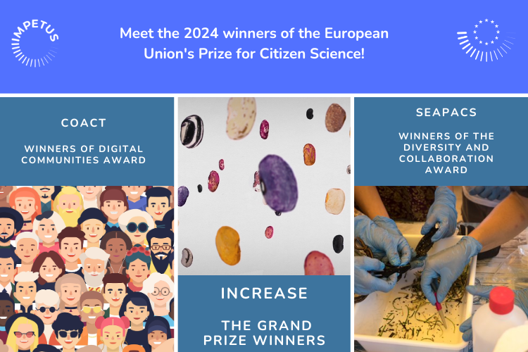 The Winners of the 2024 EU Prize for Citizen Science!