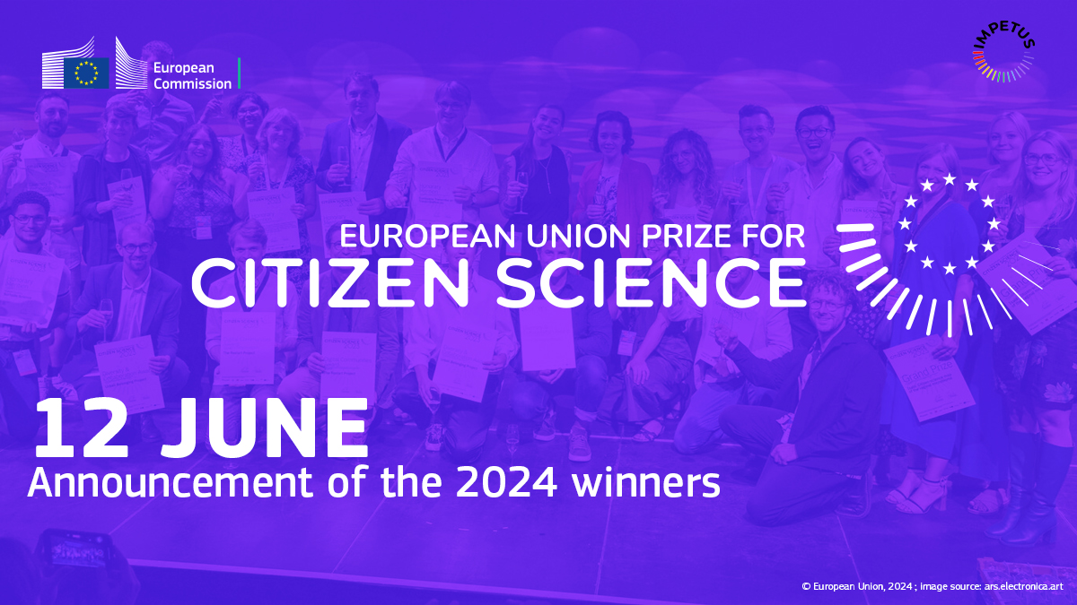 Announcing the winners of the 2024 EU Prize for Citizen Science