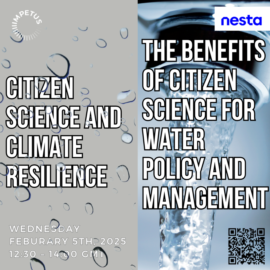 Citizen Science and Climate Resilience – the benefits of citizen science for water policy and management- Webinar